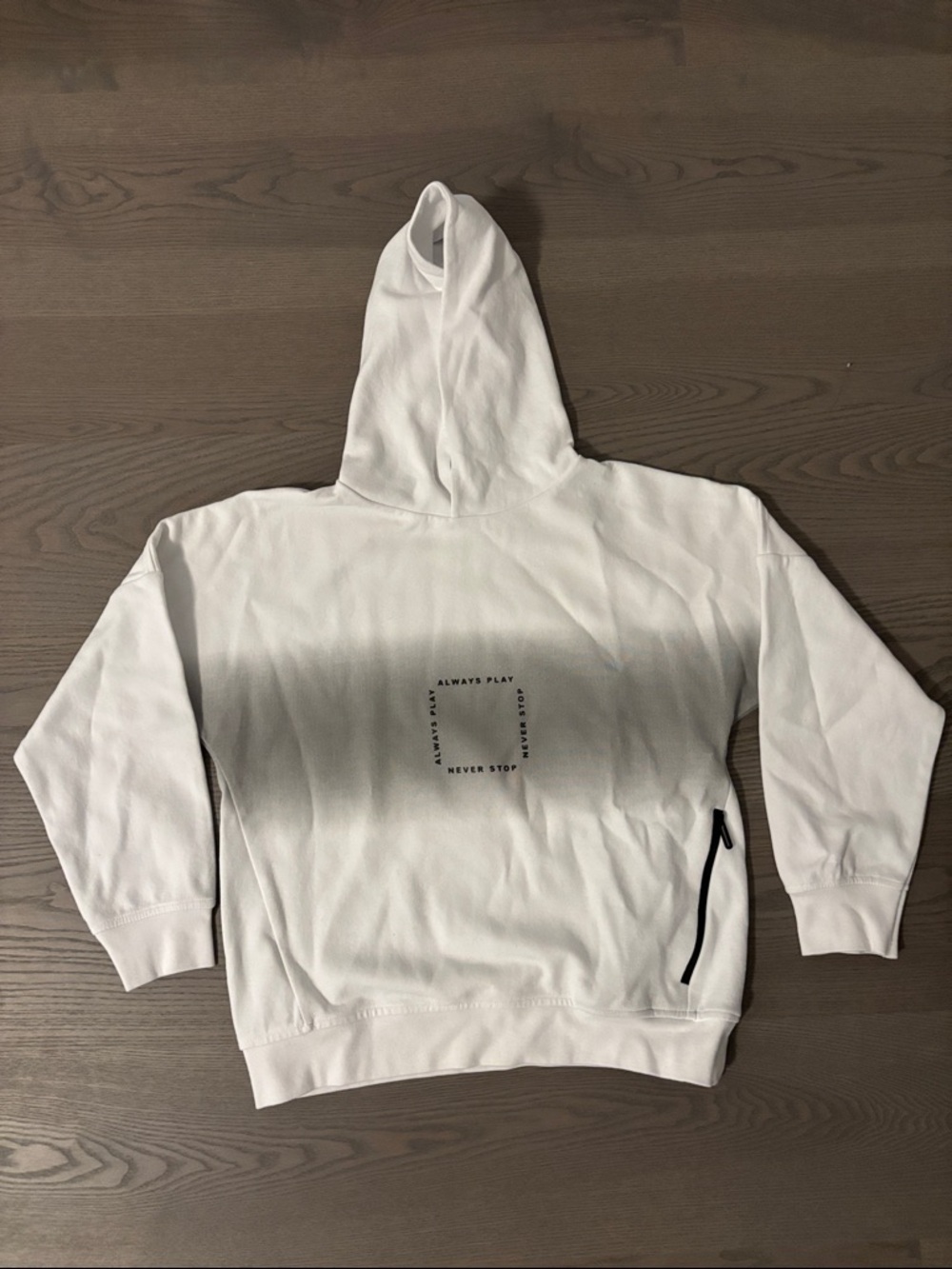 Zara White Hoodie